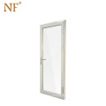 Interior aluminum frame glass double swing door